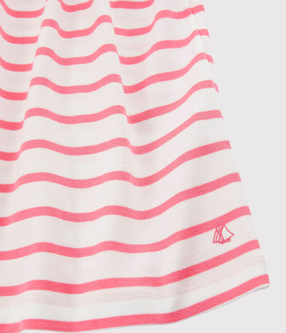 Vestido de niña blanco MARSHMALLOW/rosa CUPCAKE