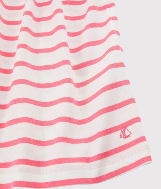 Vestido de ni&ntilde;a blanco/rosa