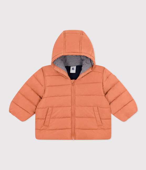 Abrigo con forro polar de bebé rosa SIENNA