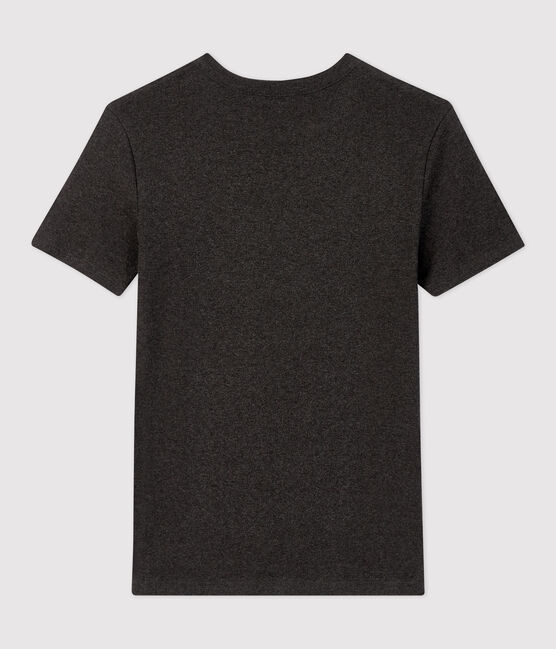 Camiseta L'ICONIQUE con cuello redondo de algodón orgánico de mujer gris CITY CHINE