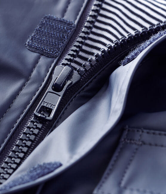 Chubasquero emblemático para bebé unisex azul SMOKING