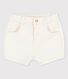 «Shorts» de tejido vaquero de bebé