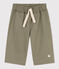 Bermudas de algodón para niño verde MARECAGE