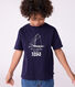 Camiseta infantil estampada de manga corta