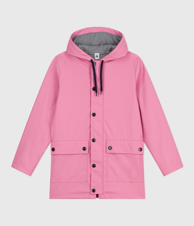 Chubasquero ic&oacute;nico unisex rosa