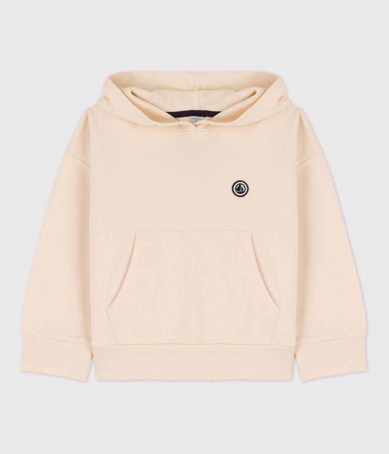 Sudadera con capucha para ni&ntilde;a / ni&ntilde;o crudo