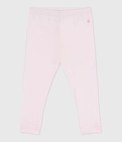 Leggings de beb&eacute; de algod&oacute;n liso
