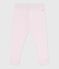 Leggings lisos de algodón para bebé rosa BARELY