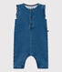 Mono denim de bebé sin mangas