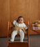 Pijama de terciopelo para bebé blanco MARSHMALLOW/blanco MULTICO