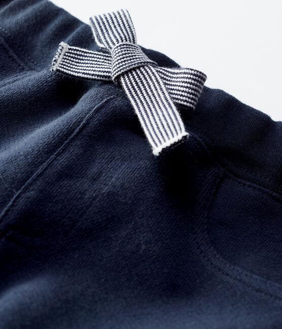 Pantalón de muletón de bebé. azul SMOKING