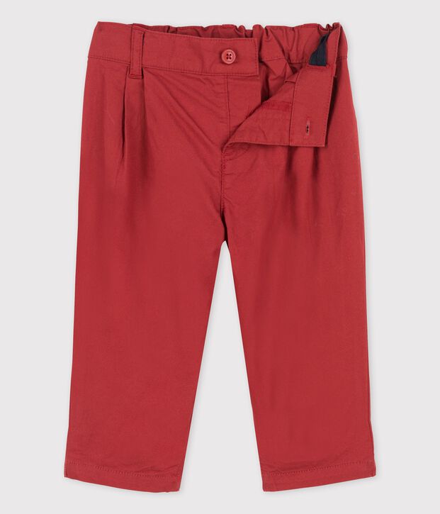Bonito pantal&oacute;n de sarga de beb&eacute; marron