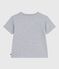 Camiseta infantil estampada de manga corta gris FUMEE CHINE