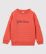 Sudadera de tejido túbico acolchado de niña/niño