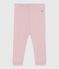 Leggings lisos de algodón para bebé rosa JOLI