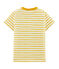 Camiseta de manga corta para niño beige COQUILLE+BOUDOR