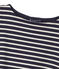 Top de mujer marinero en punto grueso azul SMOKING/beige COQUILLE