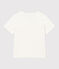 Camiseta de manga corta para niño blanco MARSHMALLOW