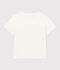 Camiseta de manga corta para ni&ntilde;o blanco