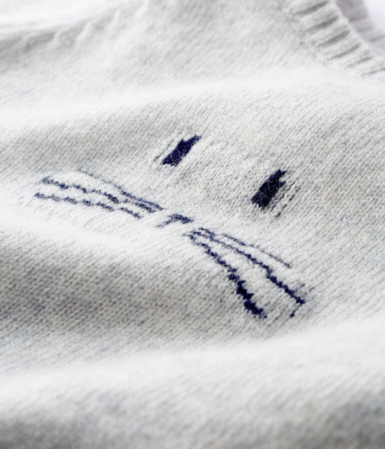 Cachemira de combinaci&oacute;n larga 'hocico' gris