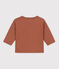 Camiseta de algodón de manga larga para bebé marron CINA