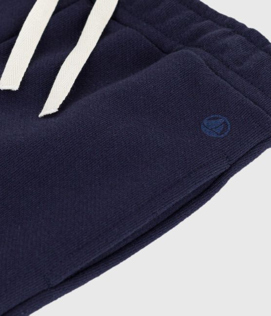 Pantalón de chándal de muletón para niña azul SMOKING