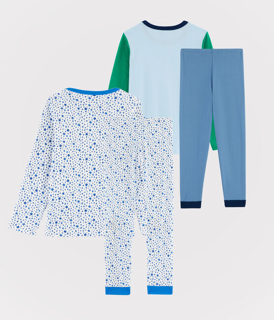 Juego de dos pijamas de punto y túbico para niño variante 1