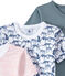 Lote de 3 camisetas de manga corta para niño blanco LOT