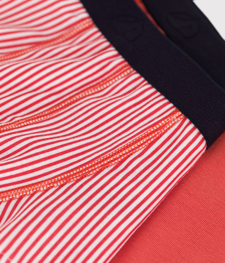 Juego de 2 b&oacute;xers infantiles de algod&oacute;n estampado multicolor