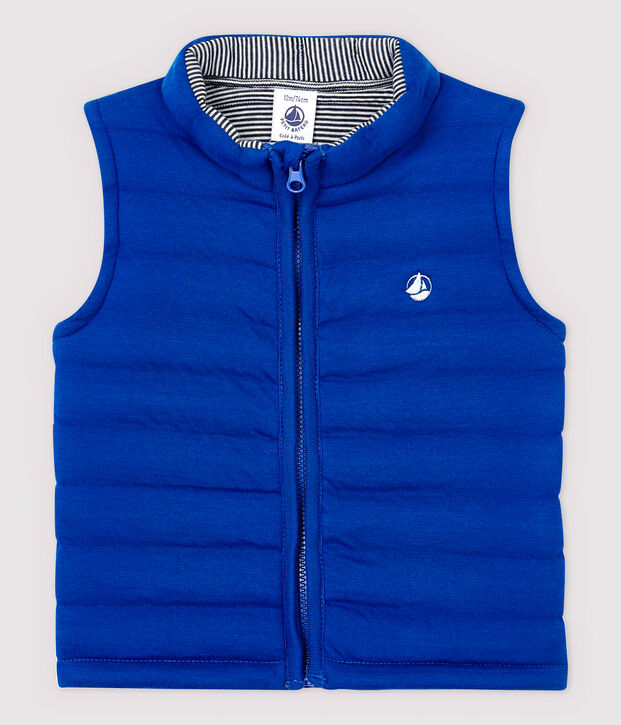 Chaleco acolchado para beb&eacute; azul
