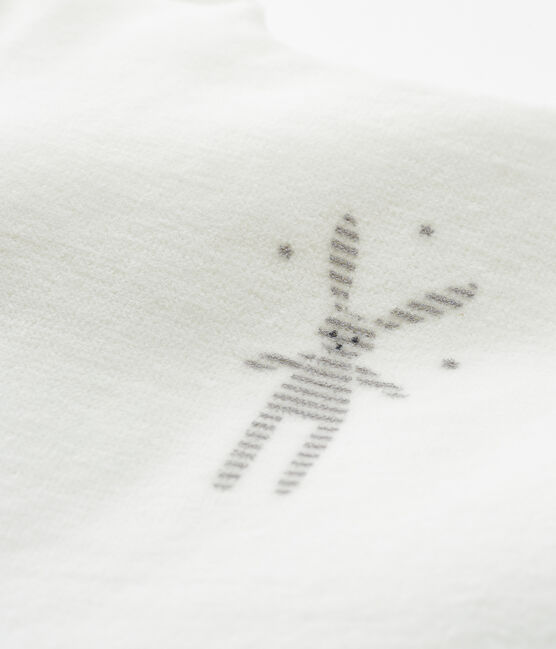 Saco de terciopelo para bebé blanco MARSHMALLOW