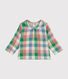 Blusa de gasa de algodón para bebé