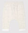 Pantalón de bebé gris de mezclilla de punto de jersey de algodón orgánico beige MONTELIMAR CHINE