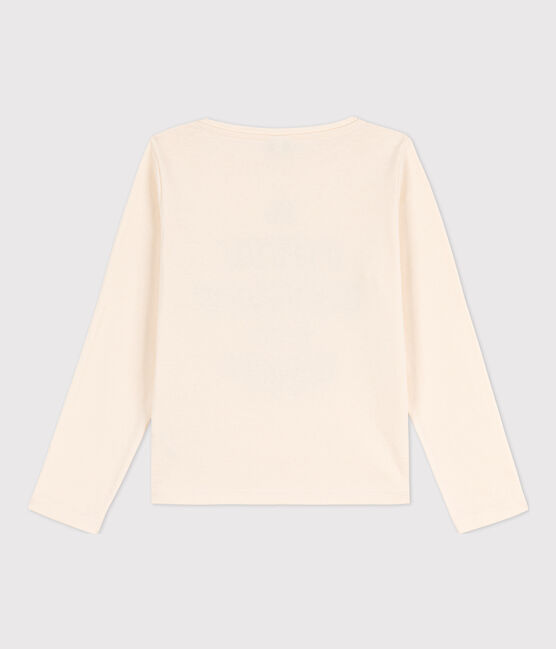 Camiseta de algodón de manga larga de niña/niño blanco AVALANCHE/ ROVER/ MULTICO