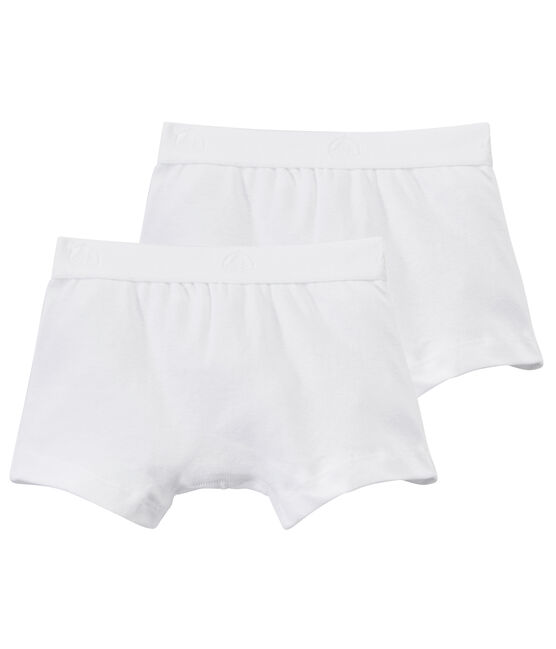Par de bóxers para chico blanco LOT