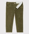 Pantalón de terciopelo de bebé. verde MILITARY