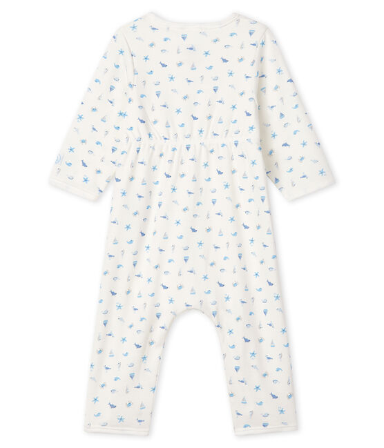 Bodyjama sin pies para bebé de punto blanco MARSHMALLOW/blanco MULTICO