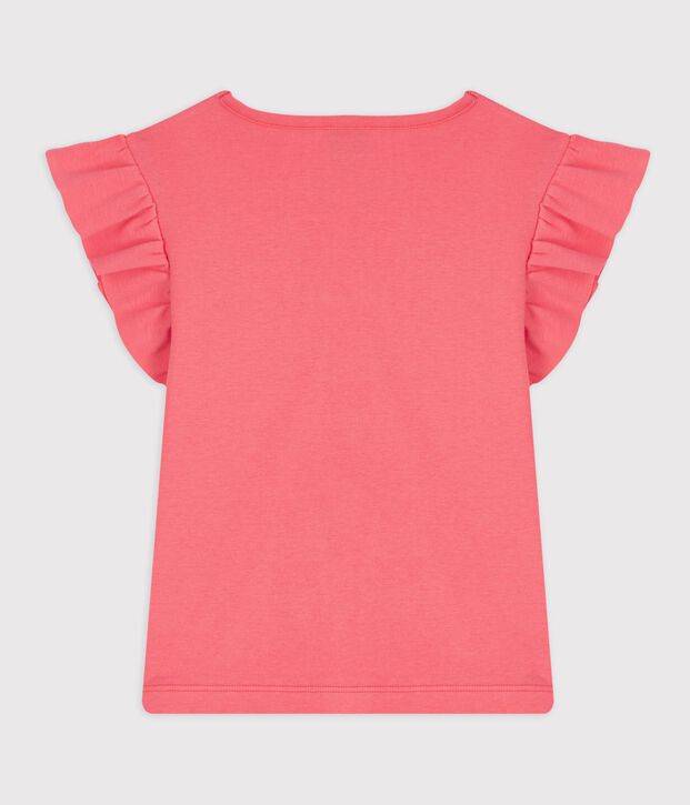 Camiseta infantil lisa de manga corta de algod&oacute;n FLAMAND