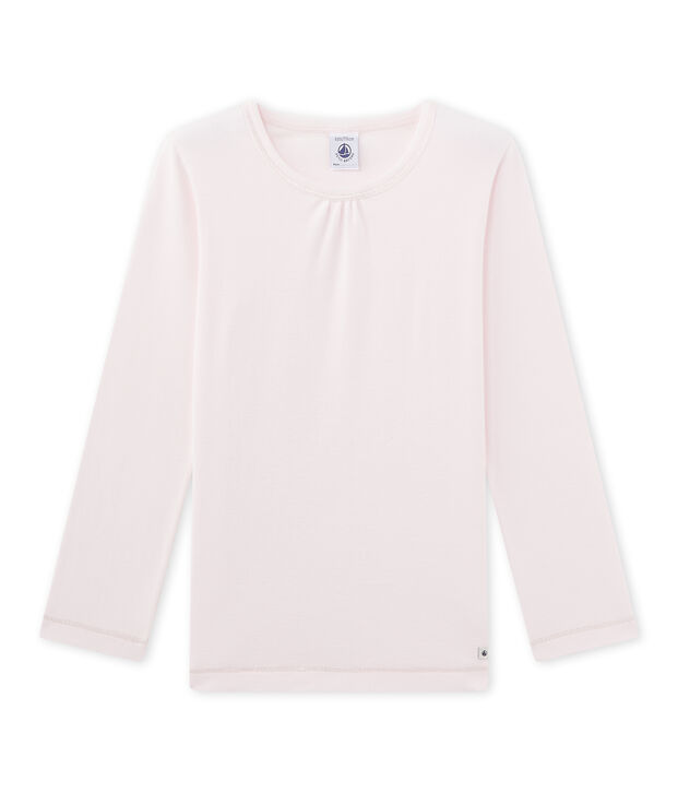 Camiseta de pijama para ni&ntilde;a rosa