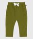 Pantalón liso de algodón para bebé