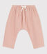 Pantalón de gasa de algodón para bebé