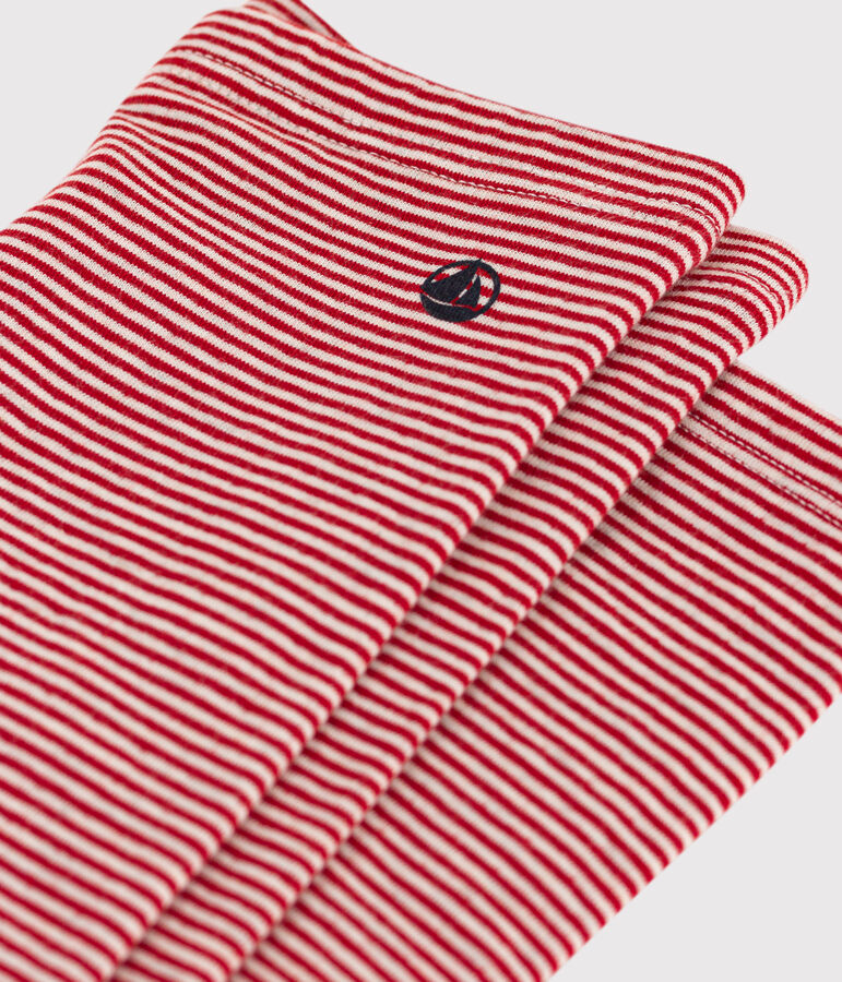 Leggings de t&uacute;bico de ni&ntilde;a rojo/beige