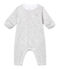 El Bodi pijama bebé mixto gris BELUGA/blanco ECUME