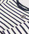 Jersey marinero emblemático para bebé blanco MARSHMALLOW/azul SMOKING