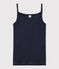 Camisa de tirantes para mujer azul SMOKING