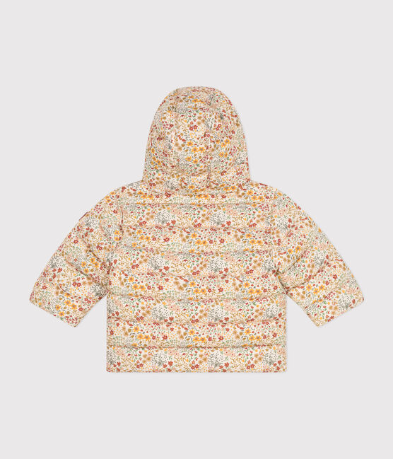 Plumífero estampado con capucha para bebé blanco AVALANCHE/ MULTICO