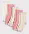 Juego de 5 pares de calcetines de niña variante 1
