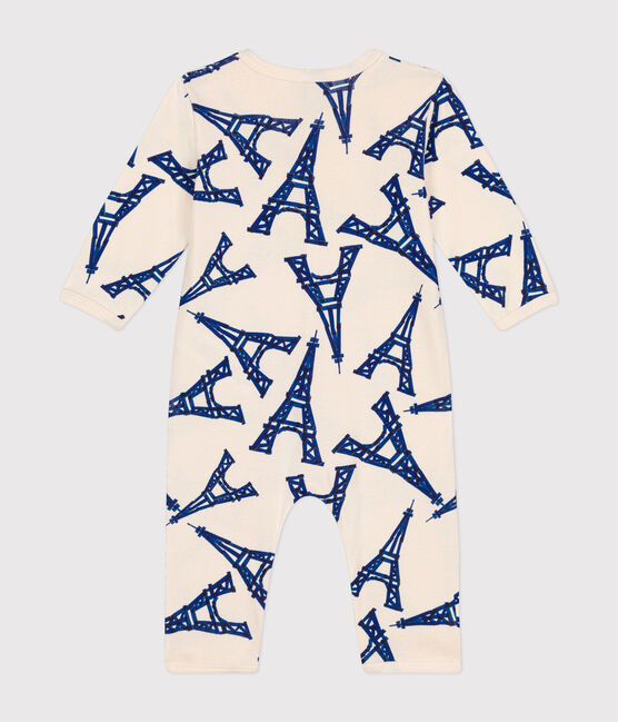 Pijama de algodón París para bebé blanco AVALANCHE/ MULTICO