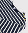 Jersey marinero de algodón de mujer azul SMOKING/blanco MARSHMALLOW