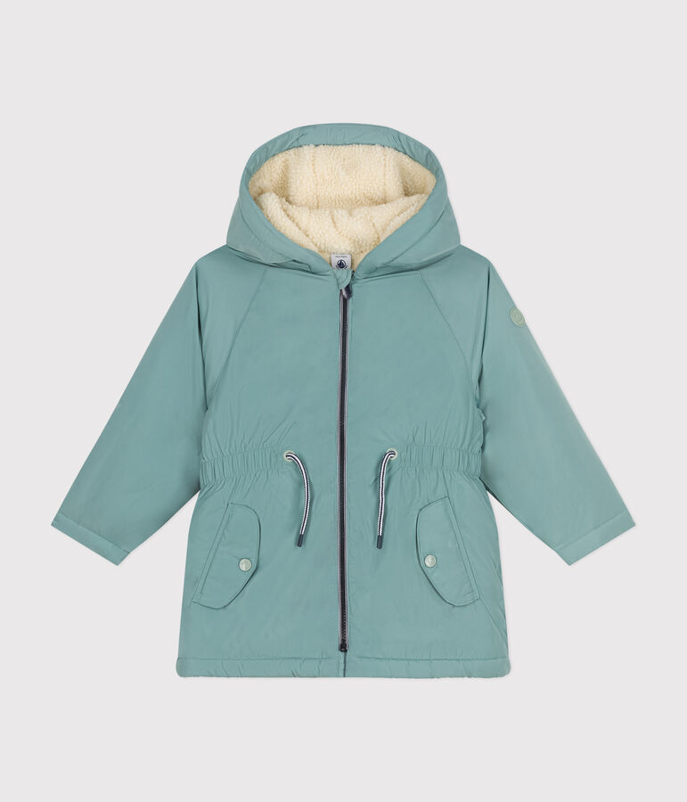 Parka para ni&ntilde;a verde